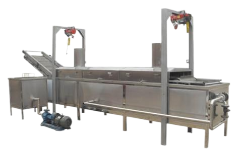 conveyor belt deep fryer
