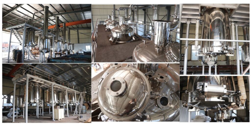 große ausrüstung zur extraktion ätherischer Öle